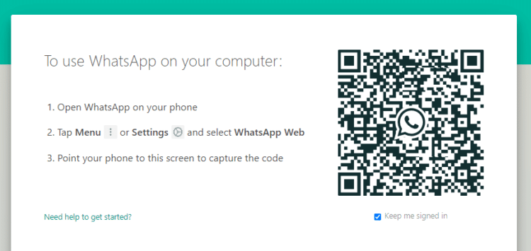 Mengatasi Whatsapp web tidak ada kode qr yang valid